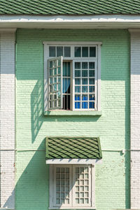 Window of building