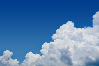 Low angle view of clouds in sky