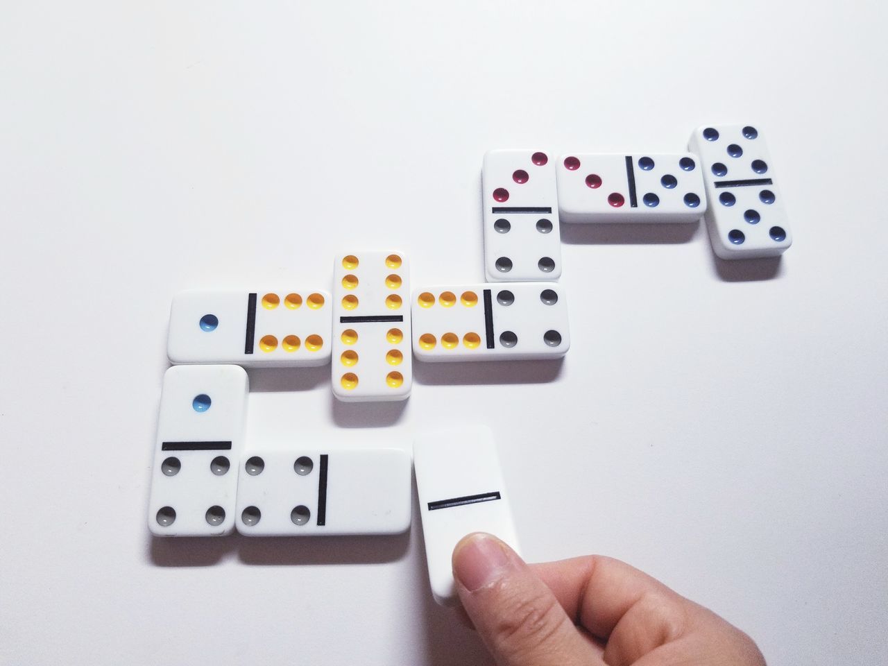 Dominoe pieces