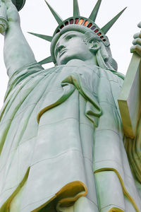 Low angle view of statue