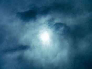 Low angle view of storm clouds in sky