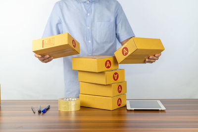 Close-up of toy blocks on table