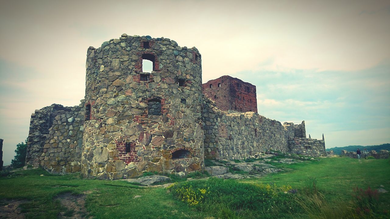 Hammershus scandinaviancastle ruins Bornholm Denmark