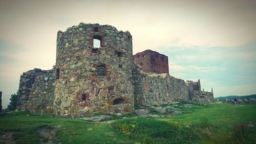 Old ruins against clear sky