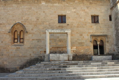 Entrance of old building