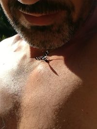 Close-up of a man