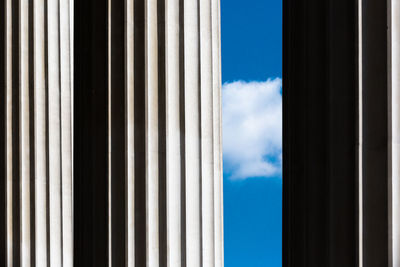 Architectural detail of columns