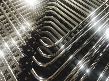 Low angle view of illuminated light