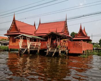 Built structure in water