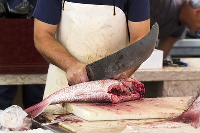 Fish market on mercado dos lavradores , funchal, madeira island