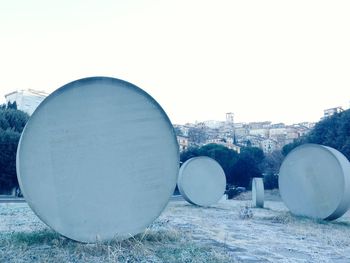 Container against sky
