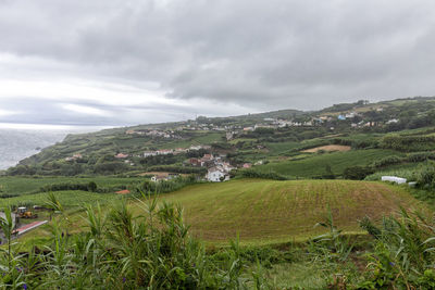Scenic view of landscape against sky