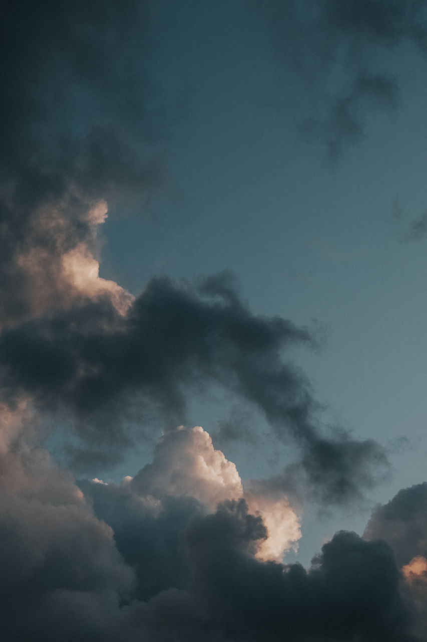 LOW ANGLE VIEW OF STORM CLOUDS