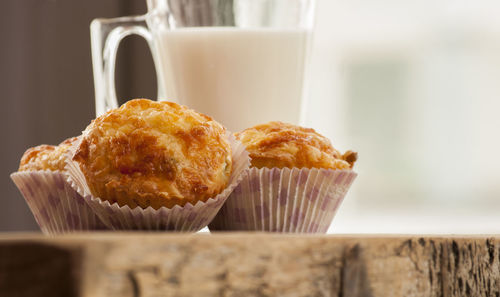 Close-up of muffins