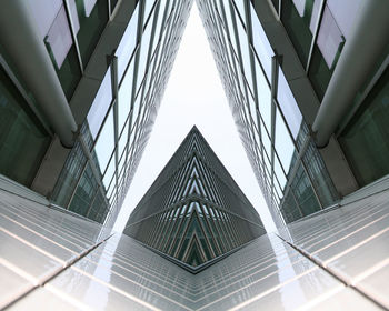 Low angle view of modern building