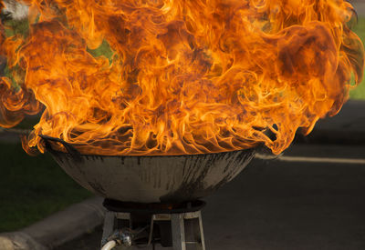 Close-up of fire hydrant