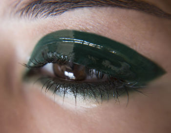 Close-up of woman eye
