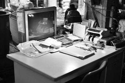 Interior of office building