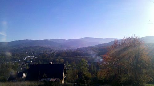 Scenic view of mountains