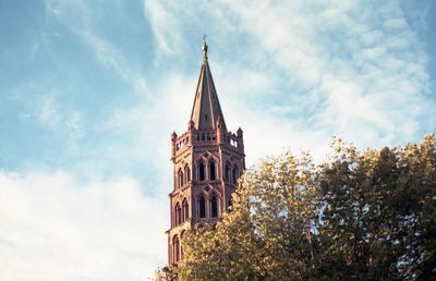 Low angle view of a church, saint sernin 