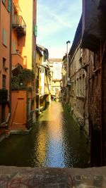 Canal along buildings