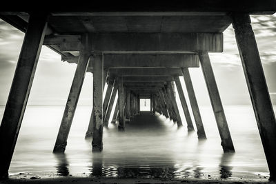 View of pier over sea