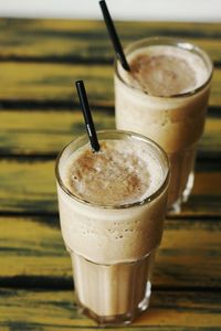 Close-up of drink on table