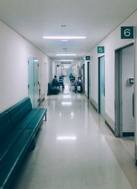 Long empty corridor