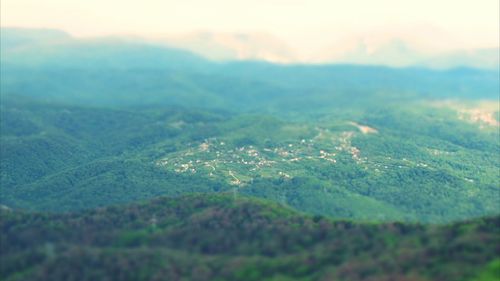 Aerial view of landscape