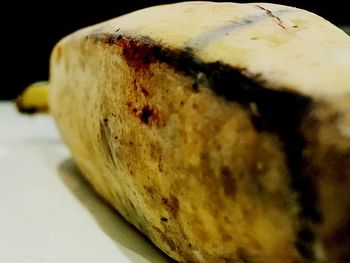 Close-up of bread in plate