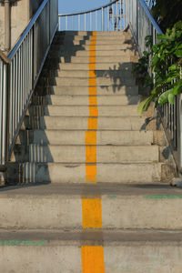 Staircase by yellow steps