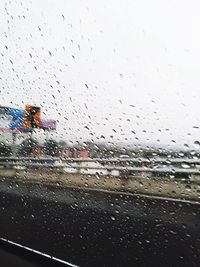 Rain drops on glass