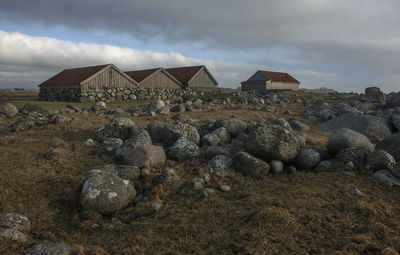 House on field