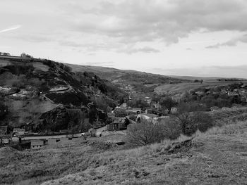 Scenic view of landscape against sky