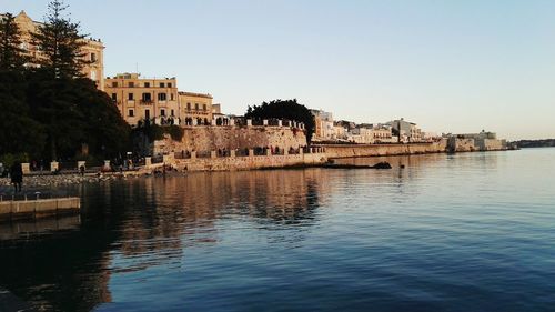 Buildings at waterfront