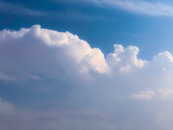 Low angle view of clouds in sky