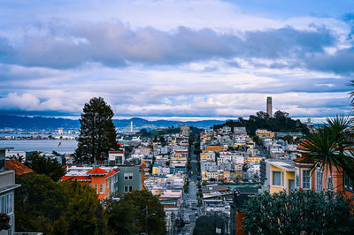 Cityscape against sky