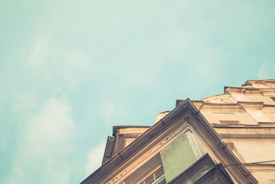 Low angle view of building against sky