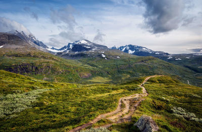 Jotunheimen national park glacier norway taken in 2017