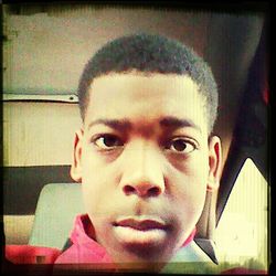 looking at camera