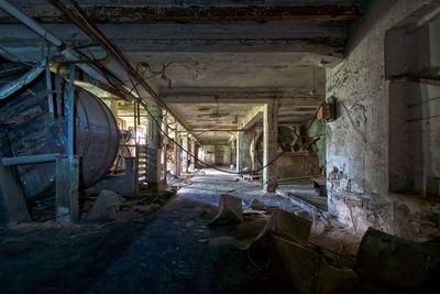 Abandoned interior