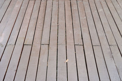 Full frame shot of wooden pier