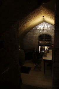 View of empty chairs