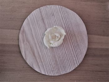 High angle view of bread on table
