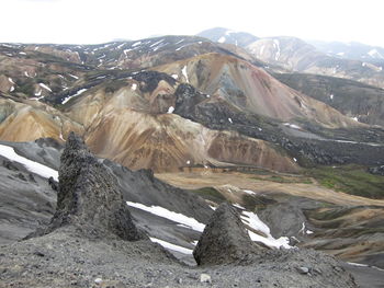 Scenic view of mountains