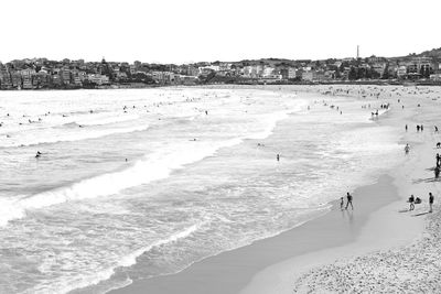 Group of people on beach