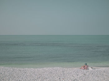 People at beach