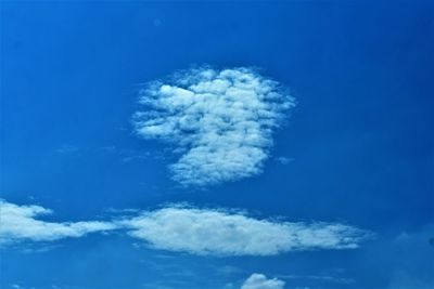 Low angle view of clouds in sky