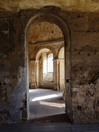 Corridor of old building