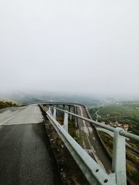 Scenic view of bridge against sky